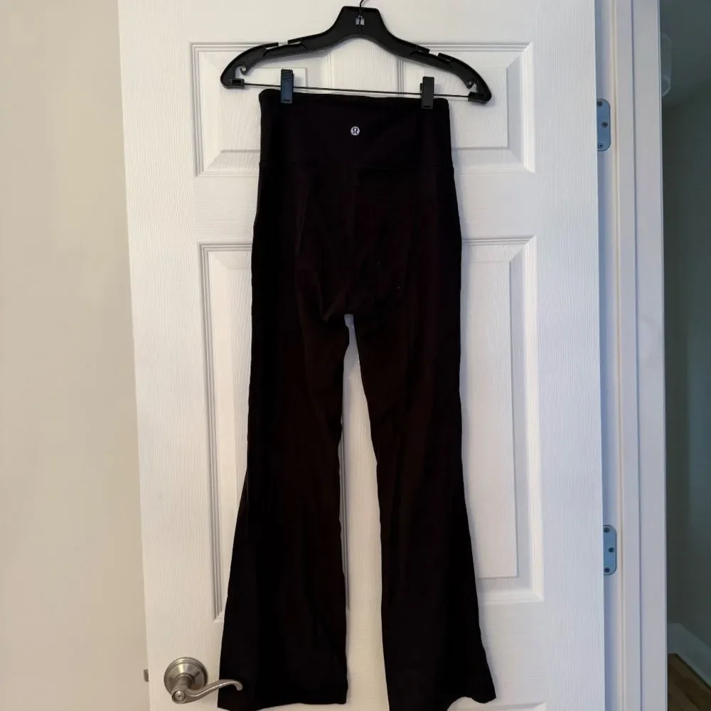 Lululemon Groove Pant Flare Super High-Rise *Nulu Black
